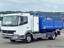 MERCEDES-BENZ 815 * Abrollkipper + CONTAINER 3,68 m * TOP