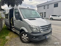 Mercedes-Benz Sprinter 316 Minibus. 12 seats and Euro 6. Repair