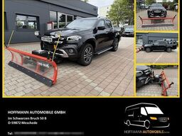 MERCEDES-BENZ X250d 4x4 Doppelkabine Allrad Schneepflug Schild