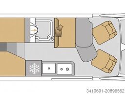 MOOVEO Van 63EB Solar SAT TV 9?Navi RFK Allwetterreifen