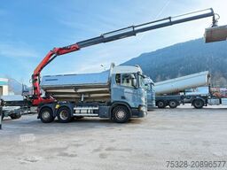 SCANIA R410 6X2 LL Lift/gelenkt Kipper Kran 18502 Funk