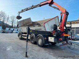 SCANIA R410 6X2 LL Lift/gelenkt Kipper Kran 18502 Funk