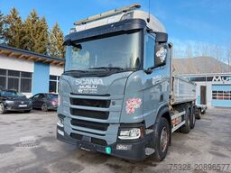 SCANIA R410 6X2 LL Lift/gelenkt Kipper Kran 18502 Funk