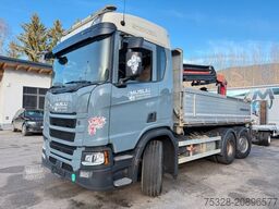 SCANIA R410 6X2 LL Lift/gelenkt Kipper Kran 18502 Funk