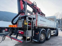 SCANIA R410 6X2 LL Lift/gelenkt Kipper Kran 18502 Funk