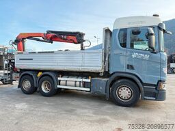 SCANIA R410 6X2 LL Lift/gelenkt Kipper Kran 18502 Funk