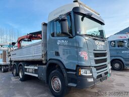 SCANIA R410 6X2 LL Lift/gelenkt Kipper Kran 18502 Funk