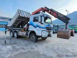 MAN TGS 33.440 6X4 BB Kipper Kran Palfinger PK 22002