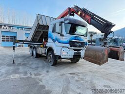MAN TGS 33.440 6X4 BB Kipper Kran Palfinger PK 22002