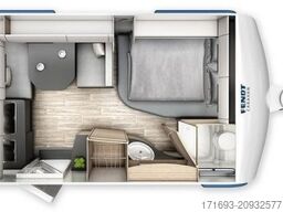 Fendt Apero Activ 390 FH 1700 kg/Safetypaket, Fliegent.