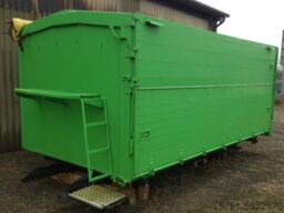 Aluminium 2-Seiten Getreidekipper mit Plane