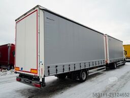 SCANIA P 280 / ZESTAW TANDEM / FIRANKA / 120 M3 / WECON