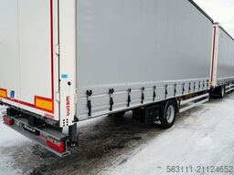 SCANIA P 280 / ZESTAW TANDEM / FIRANKA / 120 M3 / WECON