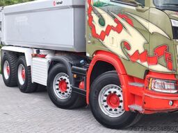 Scania R520 V8 XT 8X4 FULL STEEL RETARDER BIG AXLES