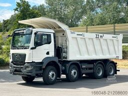 MAN TGS 41.400 8x4 / EUROMIX MTP 22m³/  Eckige Mulde