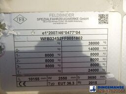 Feldbinder Powder tank alu 36 m3 / 1 comp