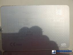 Feldbinder Powder tank alu 36 m3 / 1 comp