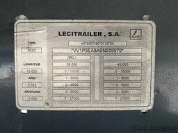 Lecitrailer N/A 3E20 / Closed Box / SAF Disc / Dhollandia T...