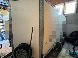Ifor Williams cabinet trailer w/ Nilfisk High-pressure washer