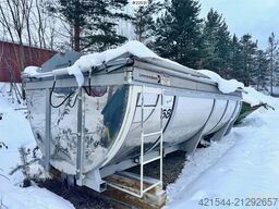 Asfaltbalje m/ hydraulisk kapell