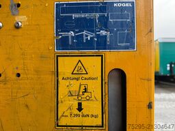 Kögel 3 Achs MEGA Staplerhalter Liftachse SAF TÜV8 26