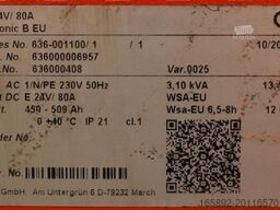 INDUSTRIE AUTOMATION Intronic B EU E 24V/80A