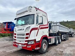 Scania R650 6x4 Tractor Unit with Maur Tipping Semi-Trail
