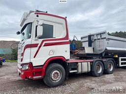 Scania R650 6x4 Tractor Unit with Maur Tipping Semi-Trail