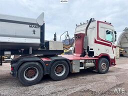 Scania R650 6x4 Tractor Unit with Maur Tipping Semi-Trail