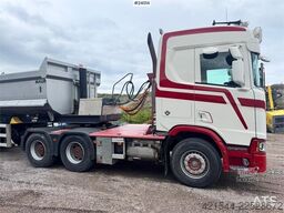 Scania R650 6x4 Tractor Unit with Maur Tipping Semi-Trail