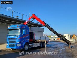 Scania R520 R 6X2 HMF 3220-K7 Kran Crane Lift+steering...