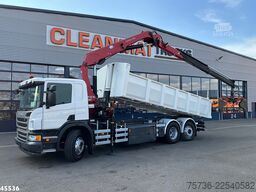Scania P 340 Euro 6 CNG HMF 25 Tonmeter laadkraan