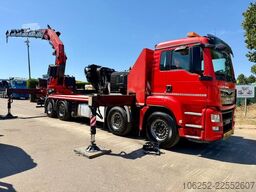 MAN TGS 37.440 8X4 PRITSCHE + KRAN FASSI F820 (6x) ...