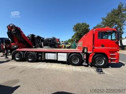 MAN TGS 37.440 8X4 PRITSCHE + KRAN FASSI F820 (6x) ...