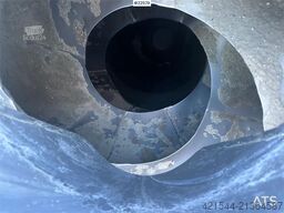 Volvo FMX 540 concrete truck 8x4 w/ cross-country skid.