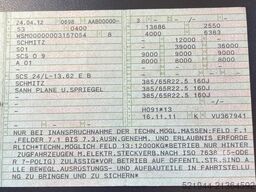 Schmitz Cargobull SCS 24/L-13.62  Curtainsider Edscha