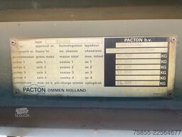 Pacton T3-003 Stenentrailer / Open Trailer / BPW Axles...