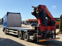 SCANIA R500 6x4 Pritsche mit Kran Palfinger PK53002 SH