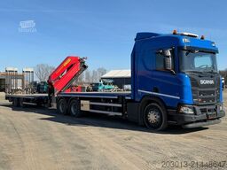 SCANIA R500 6x4 Pritsche mit Kran Palfinger PK53002 SH