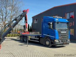 SCANIA R500 6x4 Pritsche mit Kran Palfinger PK53002 SH