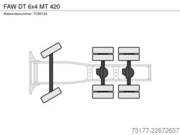FAW DT 6x4 MT 420