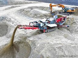 Sandvik Crushing plant QI441 Used Mobile Crusher with FABO