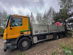 Mercedes-Benz Actros 2544 6x2 Crane Truck w/ Rear-Mounted Ferrar