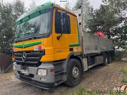 Mercedes-Benz Actros 2544 6x2 Crane Truck w/ Rear-Mounted Ferrar