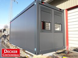 Decker Containerbau Bürocontainer 20ft, Staplertaschen