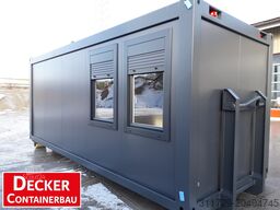 Decker Containerbau Bürocontainer 20ft, auf ABR, sofort