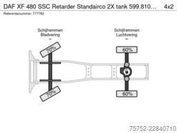 DAF XF 480 SSC Retarder Standairco 2X tank 599.810K...