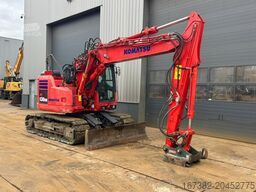 Komatsu PC138US - Tripple boom + blade