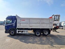 Scania G500 6x2 - Tipper + Palfinger epsilon M110L - R...