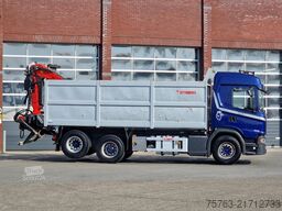 Scania G500 6x2 - Tipper + Palfinger epsilon M110L - R...
